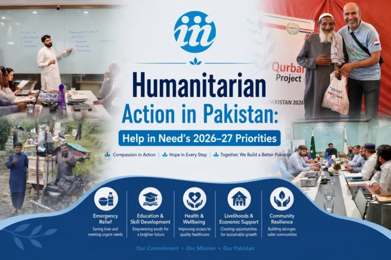 humaitarion action in pakistan