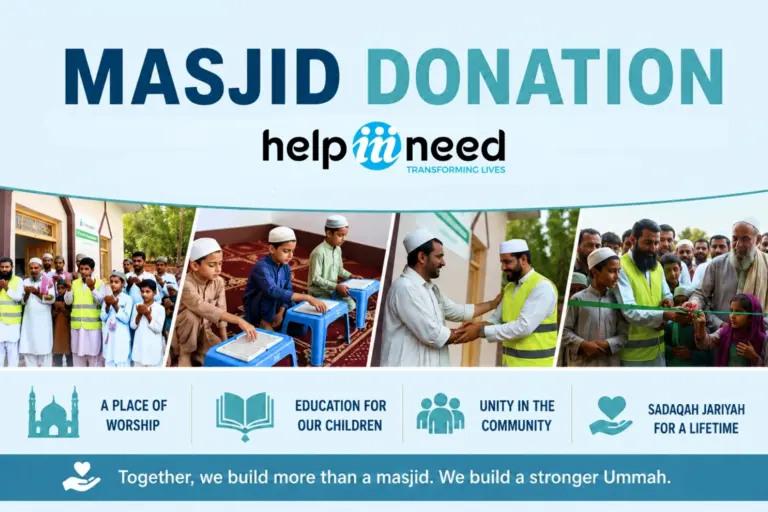 Masjid Donation in Pakistan
